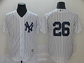 Yankees 26 DJ LeMahieu White Cool Base Player Jersey,baseball caps,new era cap wholesale,wholesale hats
